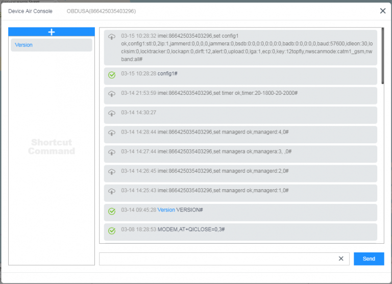 Device air console Monitor